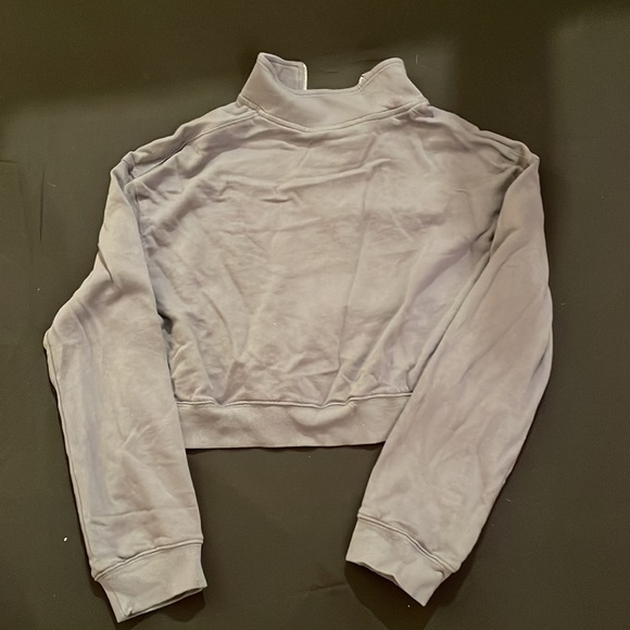 Cropped half zip sweater - Picture 2 of 3